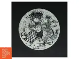 Dekorative platter med illustrationer, Bjørn Wiinblad fra Nymølle (str. 4 styk. ø. 15 cm) - 3