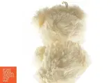 Hvid tøjdyrs bamse med bånd (str. 22 x 16 cm) - 4