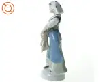 Bondepige i porcelæn fra Royal Copenhagen (str. 25 x 8 cm) - 4