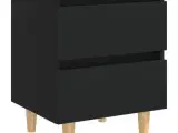 vidaXL sengeskab med ben i massivt fyrretræ 40x35x
