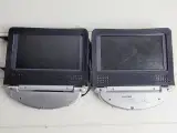 ⭐️- 2 stk LCD Skærme m. Mini dvd afspiller - 4