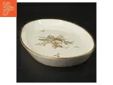 Porcelænsfad med blomstermotiv fra B&G (str. 28 x 16 cm) - 3