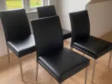 4 stk Trento spisestuestole fra Ilva 