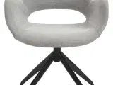 Luna spisebordsstol - lysegrå stof