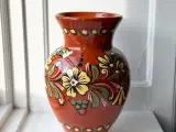 Keramikvase m folklore-mønster - 4