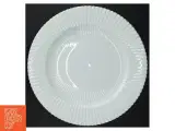 Hvid porcelænstallerken x 4 fra Lyngby (str. 27 cm) - 5