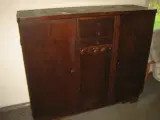 Dækketøjsskab Bejdset Eg