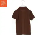 Brun polo T-shirt med gul logo fra Polo (str. M) - 2