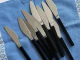Lundtofte, knive m sort skaft, 10 stk samlet - 4