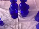Koboltblå glas 4 forskellige ialt 22stk - 2