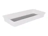 Skuffeopdeler Confortime Grå Hvid Plastik Anti-Skrid (40 x 17 x 5 cm)