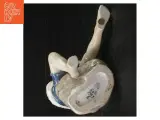 Dreng på sten, Bing & Grøndahl figur nr. 1757 fra B&G (str. H. 20,5 cm) - 2