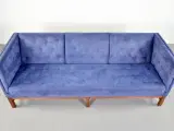 Erik jørgensen ej 315 sofa og 2 stole med blå polster - 5