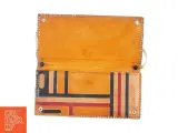 Vintage Retro Læder Clutch Taske med Skulder strop (str. 30 x 14 cm) - 2