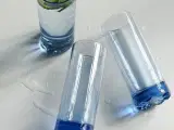Blå highball glas, 3 stk samlet - 4