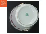 Porcelænskop med blomster og guldkant fra Weisswasser (str. Ø. 14 cm) - 3