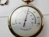 ⭐️- Vintage rundt termometer i lommeursform - 3