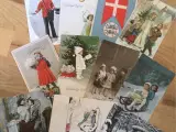 15 stk gamle postkort