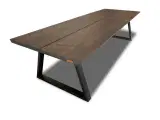 Sortbrun plankebord eg 2 HELE planker 300 x 100 cm - 3