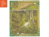 Vintage reklame billede i grøn ramme (str. 31,5x26,5 cm) - 2