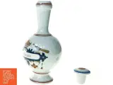 Fajance Apoteker Karaffel OL.CASSIAE med prop fra Delft (str. 27 x 12 cm) - 2