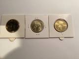 Jub mønter 20 kr. 3 stk 