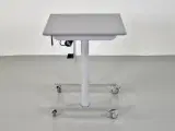 Mobilt hæve-/sænkebord i grå, 65 cm. - 4