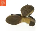Sort træ-sandaler fra Ecco (str. 39 ) - 3