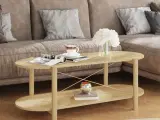 Sofabord 110x48x40 cm konstrueret træ