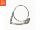 Sølvfarvet ring med sten fra Pilgrim (str. 49 mm) - 2