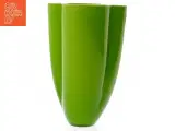 Konisk grøn vase fra Royal Crystal Copenhagen (str. 16x15 cm) - 3