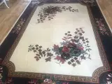 Løs tæppe m/ blomstermotiver