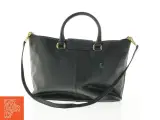 Sort skindtaske fra Ralph Lauren (str. 40x27x18 cm) - 4