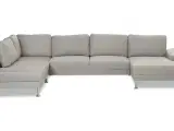 Scandinavia U-sofa - grå/Højre