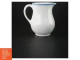 Porcelænskande med blåt blomstermønster fra Arabia (str. 16 cm) - 2