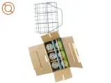 To go bottles med kurv fra LagerHaus (helt ny! str. 22 x 13 x 17 cm) - 4