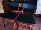 Teaktræs spisestuestole 4styk/8styk