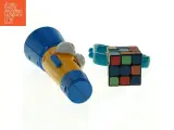 Legetøjssæt med Rubiks terning, rangle og teleskop (str. 22 x 8 cm. 5 x 5 cm) - 2