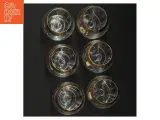 Tosca Lyngby Vintage cognacglas med guldkant fra Lyngby (str. 8 komma 5 x 6 ikomma 5 cm) - 2