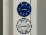 Nordicdoor massiv indvendig dobbelt dør bd60 db25, melamin, 1520x2052mm, hvid - 3