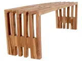 B2B Engros -  Teak bænk - 140x35 cm