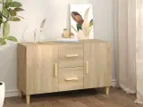 Skænk 100x36x60 cm konstrueret træ sonoma-eg