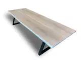 Plankebord eg Hvidolieret 300 x 95-100 cm - 5