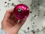 Vintage julekugle, pink fluesvamp - 4