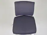 Häg h05 5200 kontorstol med sort/blå polster og gråt stel - 5