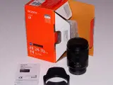 SONY/ZEISS fe 24 mm-70 mm  f. 4 objektiv