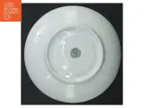 Porcelæn underkop med farvet mønster fra Lyngby (str. Ø 13,5 cm) - 3