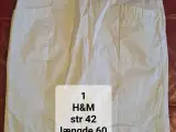 Hvid nederdel str xl fra H&M 