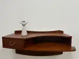 Væghængt Entrebord Teak - 5