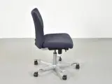 Häg h04 4200 kontorstol med sort/blå polster - 4
